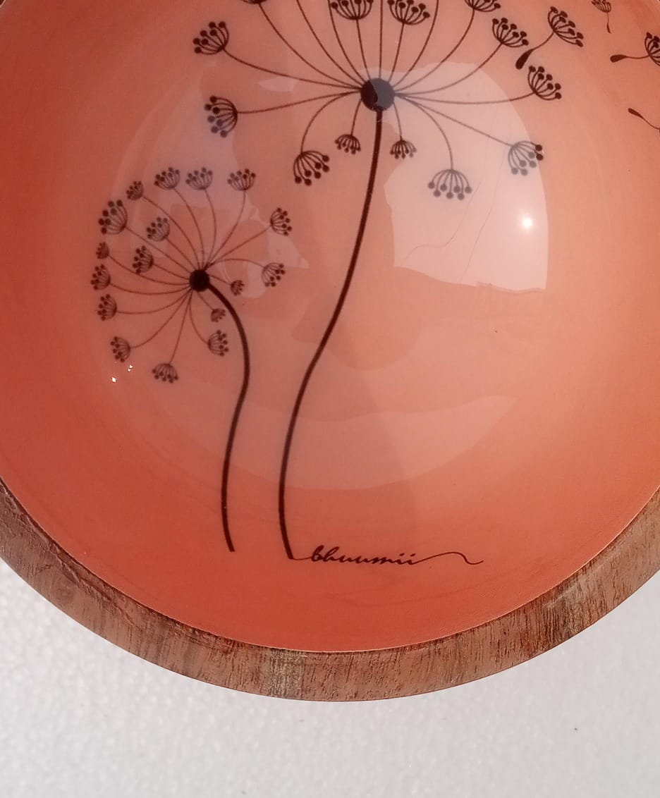 Dandelion 12'' Acacia Wood Salad Serving Bowl