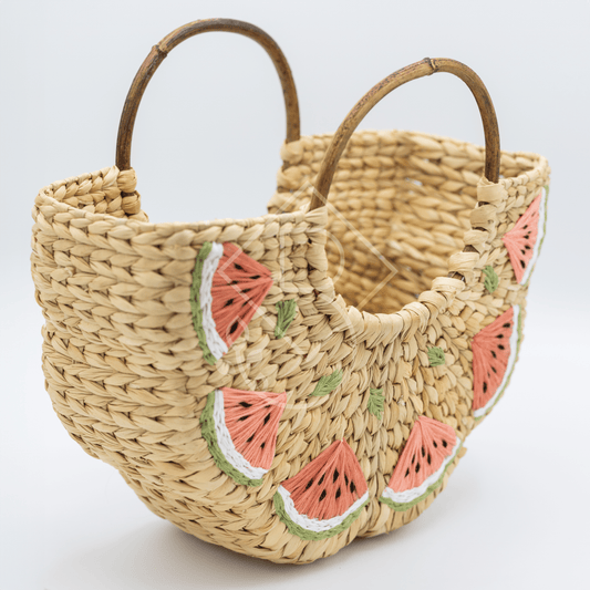 Watermelon Handcrafted Embroidered Small Tote