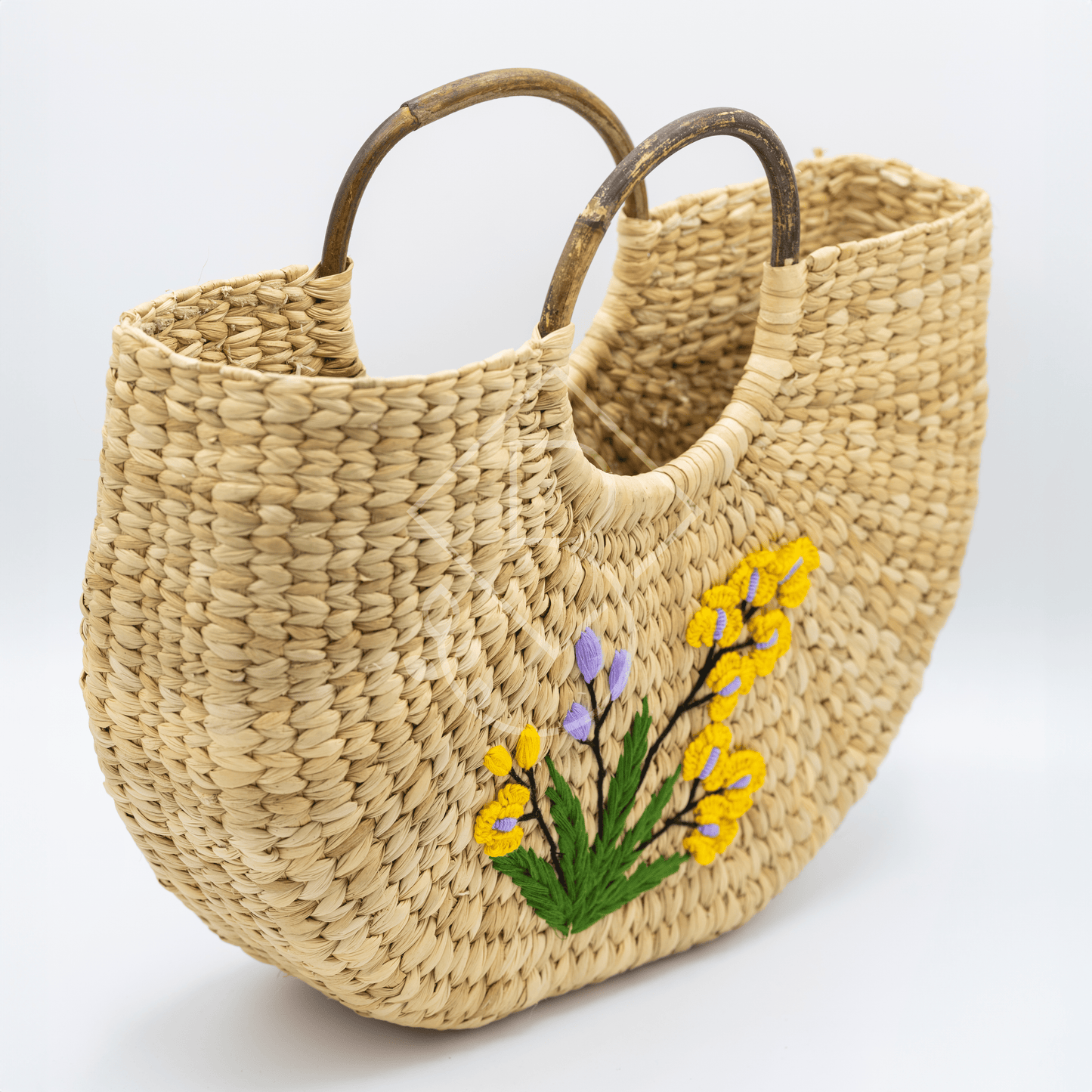 Spring Bunch Handcrafted Embroidered Small Tote