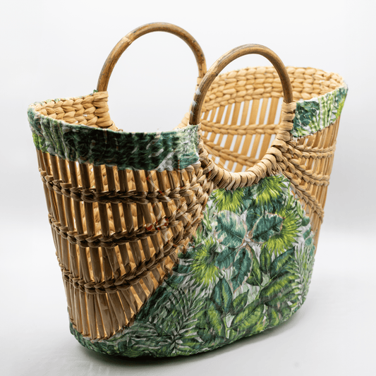 Foliage Handcrafted Large Seagrass Tote