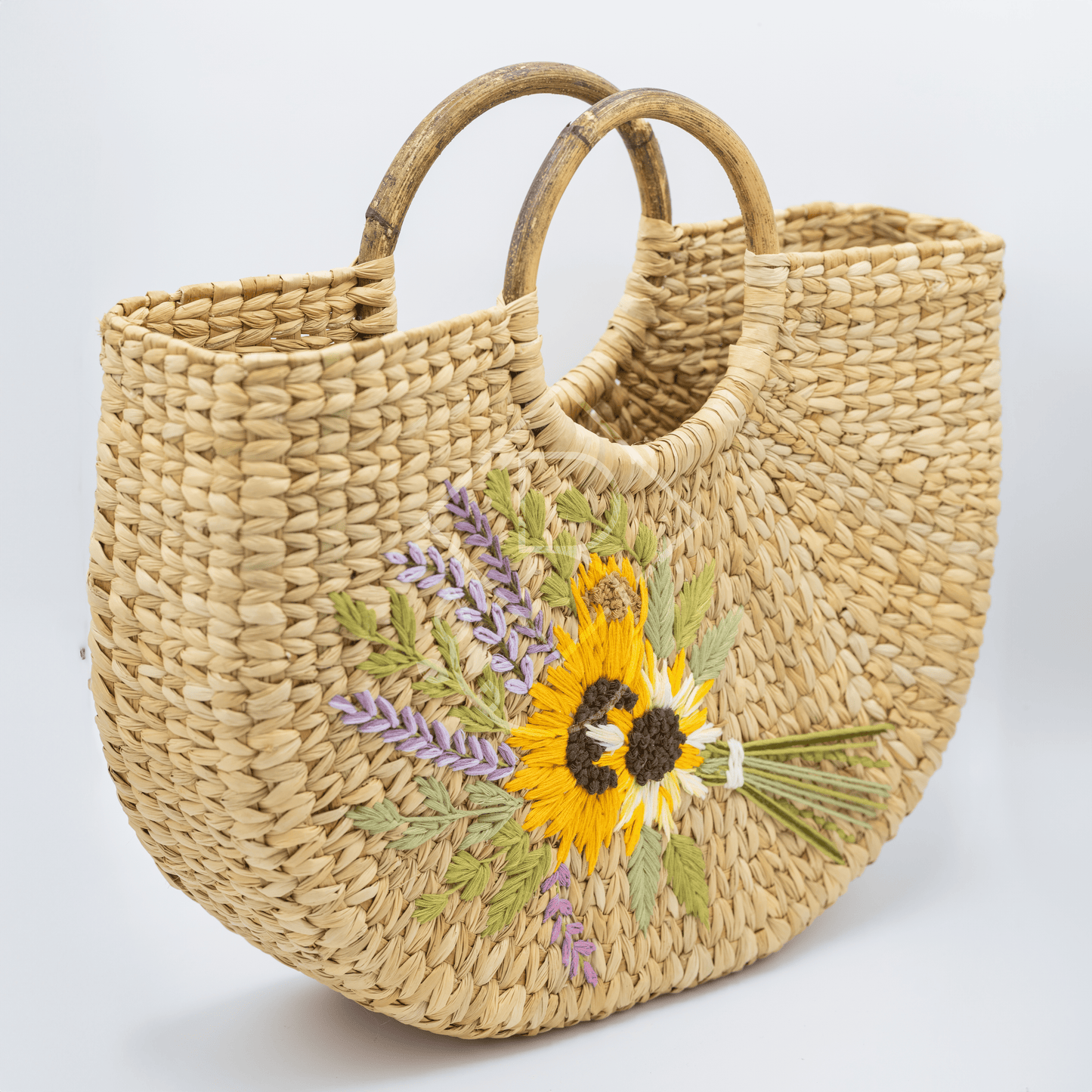 Summer Bunch Handcrafted Embroidered Large Tote