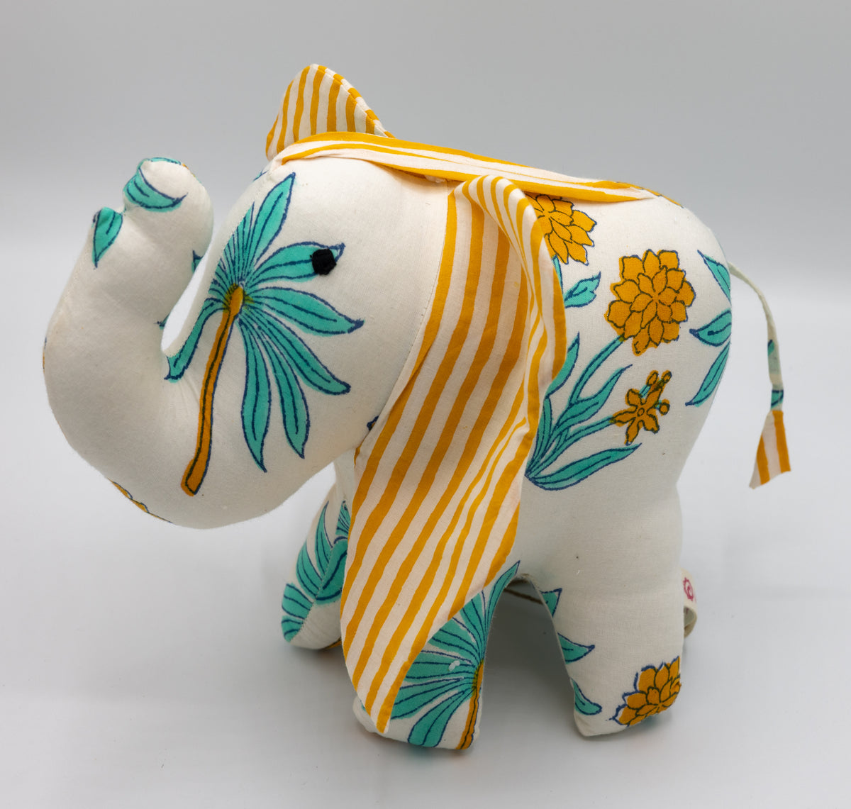 Bubbles Elephant Handmade Cotton Plush Toy
