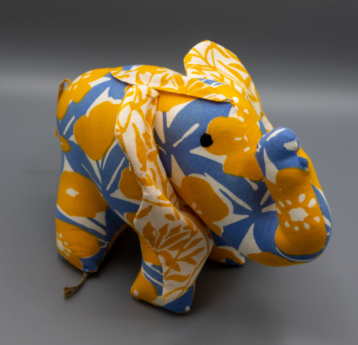 Sunny Elephant – Handmade Cotton Plush Toy
